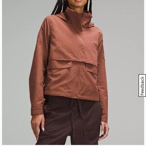Lululemon Always Effortless Jacket size 4 Ancient Copper